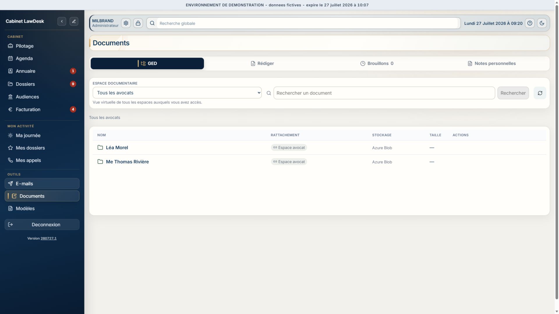 Capture Full HD de la GED et des documents dans LawDesk App