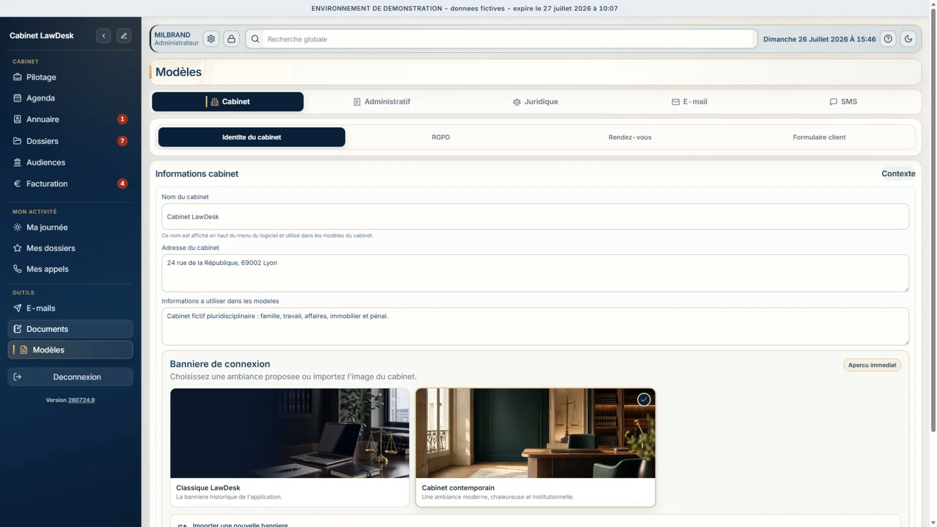 Capture Full HD des modèles dans LawDesk App